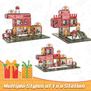 Magnetic Tiles, 50PCS Fire Station Theme Building Blocks Set, Magnet Building Blocks and STEM Preschool Toys for Toddlers Kids Ages 3-5 5-7 8-10 by TinyTreasures Baby Boutique