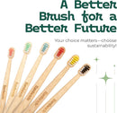 Bamboozle Eco-Friendly Animal Toothbrushes for Kids - Sustainable Bamboo Design, Biodegradable & Stylish Oral Care Solution, Animal Design, Pack of 6 by TinyTreasures Baby Boutique