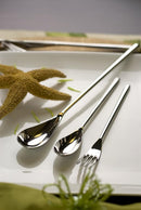 FORTESSA Dragonfly 18/10 Stainless Steel Flatware, 20 Piece Place Setting With Table Knives, Forks and Spoons (Service For 4), Dishwasher Safe, Polished by CozyNest Decor