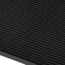 fani Heavy Duty Large Outdoor Indoor Entrance Black Doormat Waterproof Low Profile Entrance Rug Front Door Mat Patio Anti-Skid Rubber Back, 48x120 inch (Jet Black) by GreenHaven Gardens