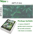 Ultra Fine Garden Mesh Netting, FARAER Plant Covers 8'x24' Garden Netting for Protect Vegetable Plants Fruits Flowers Crops Greenhouse Row Cover Protection Mesh Net Patio Gazebo Screen Barrier Net by GreenHaven Gardens