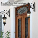 KABB 2 PCS Metal Hanging Hook Plants Brackets, 12 Inch Iron Wall Mount Bracket Durable Rust-Resistant Plant Hanger Hook for Hanging Plants Bird Feeder Wind Chimes Lantern by GreenHaven Gardens