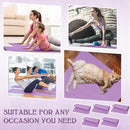 10 Pack Yoga Mats Bulk, 68'' x 24'' x 4mm Thick Yoga Mats for Kids and Adult Gym Mats Bundle Latex Free Exercise Mats with Non Slip Texture for Outdoor Yoga, Pilates or Workout by TinyTreasures Baby Boutique