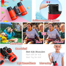 Kids Binoculars Best Gifts for 3-12 Years Boys Girls High-Resolution Optics Shockproof Mini Compact Binocuolar Toys Folding Small Telescope for Bird Watching Camping Outdoor Play by TinyTreasures Baby Boutique