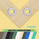 Outdoor 90% Sun Shade Cloth with Grommets, 11 X 15 FT Pergola Shade Cover for Garden Patio Carport Kennel Swimming Pool, Sand (We Make Custom Size) by GreenHaven Gardens