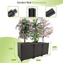 Raised Garden Bed Large Planters for Outdoor Plants Deepened Plant pots Planter Box Elevated Garden Patio Balcony Deck to Planting Flowers Vegetables Tomato and Herbs by GreenHaven Gardens