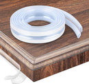 Baby Proofing,16.4ft(5M) Silicone Soft Corner Protectors with Pre-Taped Strong Adhesive, Edge Protectors for Sharp Corners of Cabinets, Tables by TinyTreasures Baby Boutique