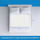 RMS Ultra Soft 4-Layer Washable and Reusable Incontinence Bed Pad - Waterproof Bed Pads, 34"X54" by TinyTreasures Baby Boutique