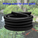 1 Inch Pond Tubing, 1" ID Corrugated Water Pipe, 20 Feet Length Flexible PVC Hose Pipe with Pipe Fittings, Aquarium, Pond Waterfall, Garden Pond Pump Drainage Tube Black by GreenHaven Gardens