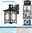 Dusk to Dawn Motion Sensor Light, Outdoor Light Fixture, Aluminum Wall Sconce Lighting, Front Porch Light, Exterior Lights for House Patio, Outside Lights, Wall Mount Anti-Rust Lantern by GreenHaven Gardens