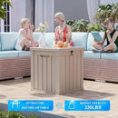 50 Gallon Outdoor Storage Box – Waterproof Deck Box for Garden & Patio,Light Brown by GreenHaven Gardens
