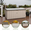 LIFETIME 60254 Heavy-Duty Outdoor Storage Deck Box, 150 Gallon, Desert Sand/Brown by GreenHaven Gardens