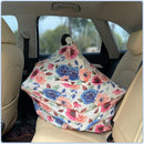 Car Seat Covers for Babies - Multi- use Nursing Carseat Canopy, Breastfeeding Covers, Baby Shower Gifts for Boys and Girls (Colourful Rose) by TinyTreasures Baby Boutique