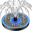 SZMP Solar Fountain Upgrade, 3.5W Solar Powered Bird Bath Fountains with Flower, Outdoor Water Feature Solar Pump with 7-in-1 Nozzles, 4 Fixed Pipes for Humingbirds, Garden, Pool, Pond, and Fish Tank by GreenHaven Gardens