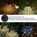 2 Pack Solar Watering Can String Lights Replacement Top - Round Solar Panel Outdoor Waterproof 32 Ft LED Copper Wire Hanging Lanterns Solar Lantern Battery Box Replacement Accessories(Warm/Cold) by GreenHaven Gardens