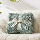Snuggle Sac Green Throw XL Blanket 50x70,Super Soft Warm Blankets Oversized Throw Knit Blankets Fuzzy Plush Blanket, Heather Green, 50x70 inches by TinyTreasures Baby Boutique