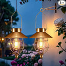 pearlstar 2 Pack Solar Lantern Outdoor Hanging Light Waterproof Metal Solar Lamp for Yard Garden Pathway Patio Porch Decor(Copper) by CozyNest Decor