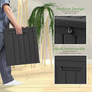 45 Gallon Resin Deck Box, Waterproof Outdoor Storage Bin for Patio, Poolside, and Garden, Lockable & UV-Resistant, Ideal for Small Spaces, Black by GreenHaven Gardens