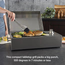 Kenyon B70200 City Grill, Portable Grill, Stainless Steel, Single Burner, Knob Control, Faceted Lid, UL Approved For Use Indoors And Outdoors, Flame-Free, 120V by GreenHaven Gardens