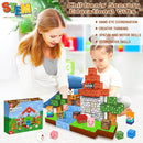 Goody King Magnetic Blocks |100PCS Magnetic Building Cube Game, Constructions Toys for Boys & Girls Age 3-4, 5 6 7 8 9 10, STEM Montessori Stacking Toy, Sensory Tiles Building Birthday for Toddlers by TinyTreasures Baby Boutique