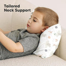 Toddler Pillow with Pillowcase - 10x18 My Little Dreamy Kids Travel Bed Pillows for Sleeping, Organic Cotton Small Pillowcase, Soft & Breathable, Machine Washable, Toddlers 2-5 Years Old (Escapade) by TinyTreasures Baby Boutique