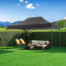 COBIZI 10x15 FT Pop up Canopy Tent,Heavy Duty Easy Up Commercial Outdoor Party Canopy Tents for Wedding Parties All Season Wind & Waterproof Gazebo with Carry Bag,Black(Frame Thickened) by GreenHaven Gardens