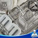 MR.SIGA 8 Piece Airtight Food Storage Container Set, BPA Free Kitchen Pantry Organization Canisters, One-handed Airtight Plastic Containers with Lids for Cereal, Spaghettie, Pasta,White by CozyNest Decor