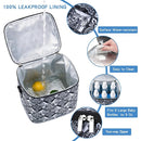 Breastmilk Cooler Bag with Ice Pack Fits 6 Baby Bottles Up to 9 Ounce, Baby Bottle Bag with Shoulder Strap for Nursing Mom Daycare, Black by TinyTreasures Baby Boutique