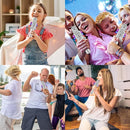 BONAOK Karaoke Microphone for Kids & Adults - Bluetooth Microphones Singing Mic with Disco Lights, Echo Effect, Built-in Speaker Portable Karaoke Player for Party Travel Gifts Q78(Silver) by TinyTreasures Baby Boutique