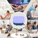 300ML Aromatherapy Ultrasonic Diffuser, Aroma Diffuser, Air Diffuser for Essential Oils, Oil Defuser with Remote, 7 Color Changing LED Light,Auto-Off,Timer for Home,Bedroom Office,Kids. by TinyTreasures Baby Boutique