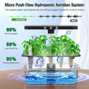 Hydroponics Growing System Indoor Garden - Herb Garden with Grow Light, 15 Pods Stainless Steel Indoor Garden Kit, Auto Timer, Gardening Gift for All Ages by GreenHaven Gardens