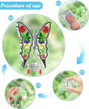 KY&BOSAM I Love You Aunt Butterfly Suncatcher for Windows Gifts for Aunt Pressed Flower Between Wings Glass Metal Engraved Charm Gifts for Aunt Mother's Day Valentine's Birthday Thanksgiving Christmas by GreenHaven Gardens