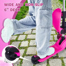 GLAMUP Kids Scooter, 2-in-1 Folding Kick Scooters, Adjustable Height, Safety Lock, 3 Wheel Kick Scooter for Boys and Girls Ages 3-14 by TinyTreasures Baby Boutique