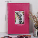 RECUTMS 4x6 Album Premium Leather Cover Photo Album Holds 300 Pockets Picture Family Photo Albums Wedding Picture Album Travel Adventure Photo Picture Album (Pink) by TinyTreasures Baby Boutique