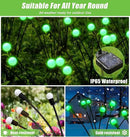 Solar Garden Lights Outdoor, 4 Pack 24LED Waterproof Solar Powered Lights for Yard Pathway Patio, Swaying Lawn Decor as Gardening Gifts for Women Holiday(4 Pack Green) by CozyNest Decor