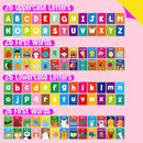 SpriteGru Alphabet Flash Cards, 52 Double Sided Cards, Uppercase & Lowercase Letter Cards, Letters and Sight Words Learning Cards for Preschool and Toddlers Learning by TinyTreasures Baby Boutique