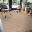 CAMILSON Easy Jute Rug 4x6, Indoor Outdoor Natural Color Fiber Area Rugs for Living Room Patio and Kitchen Rug, Solid Boho Woven Design, Easy-Cleaning, Washable Outside Carpet Alfombras (4 x 6) by CozyNest Decor