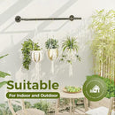 Bamworld Hanging Planters for Indoor Plants Plant Hanger Indoor Hanging Plant Rod 36.2in Window Plant Shelves Metal Rod Pot Not Included by GreenHaven Gardens