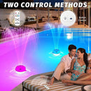 Floating Pool Fountain with Remote, Whale Pool Fountain with Lights, Rechargeable Pool Water Fountain, Above Ground Pool Fountain Waterfall, Swimming Pool Fountains for Inground Pool-1PC by GreenHaven Gardens