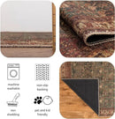 Keen Home Design 3x5 Rug - Machine Washable Entry Rug with Non-Slip Backing, Ideal for Enteryway, Kitchen, Bathroom, Laundry Room - Vintage, Easy Clean, Durable, Low Pile Rug - (3' x 5') by CozyNest Decor