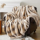 BATTILO HOME Luxury Mink Faux Fur Throw Blanket, Large Soft Cozy Warm Fur Blanket for Bed, Sofa, Couch, Chair, Thick Fur Throw and Blankets for Home Decor, 60"x80" by CozyNest Decor