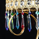 HDCRYSTALGIFTS 30pcs 55mm Multi-Color Crystal Icicle Pendant Chandelier Prisms Drops Lamp Candle Holders Curtain DIY Parts by GreenHaven Gardens