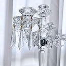 H&D 15pcs Large Clear Crystal Chandelier 60mm Icicle U-Drop Prisms Lamp Parts Brass Connectors by GreenHaven Gardens