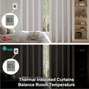Simplebrand Ava Natural Extra Long 10ft Curtains for Patio 120 Inches Long 2 Panels Set, Room Darkening Solid Thermal Insulated Energy Saving Rod Pocket Window Treatment Curtains Drapes, 50 Wx120 L by TinyTreasures Baby Boutique
