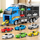 Toddler Boys Toys for 3 4 5 6 Years Old, Truck Vehicle Set with Play Mat and Die-Cast Toy Car, Transport Carrier Truck for Kids, Birthday Gifts Toys for 3 4 5 6 7 8+ Year Old Boys by TinyTreasures Baby Boutique