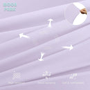 MOON PARK Pregnancy Pillows for Sleeping - U Shaped Full Body Maternity Pillow with Removable Cover - Support for Back, Legs, Belly, HIPS - 65 Inch - Purple - Cooling Cover by TinyTreasures Baby Boutique