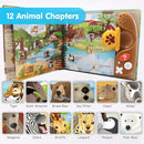 BEST LEARNING Book Reader Animal Kingdom - Educational Talking Sound Toy to Learn Animals with Quiz Games for Kids Ages 3 to 8 Years Old | Ideal 3-5 Boy or Girl Birthday Gift by TinyTreasures Baby Boutique