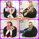 Hobestluk Bean Bag Chairs 2.5FT Bean Bag Chair with Memory Foam Filled & Machine Washable Cover,Beanbag Chair, Small Bean Bag Chairs for Playroom, Living Room, Bedroom by CozyNest Decor