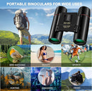 Compact 30x60 Binoculars for Adults,Suitable for Adults and Children Bird Watching Travel Sightseeing, Waterproof Lightweight Small Binoculars, with Clear Low-Light Vision by TinyTreasures Baby Boutique