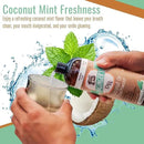 Dr. Ginger’s Coconut Oil Pulling Alcohol Free Mouthwash - Mint Flavor, 14 fl oz, 2pcs - Support Gum Health, Tongue, and Teeth Whitening for Adults, Fluoride Free, All-Natural, with Xylitol by CozyNest Decor